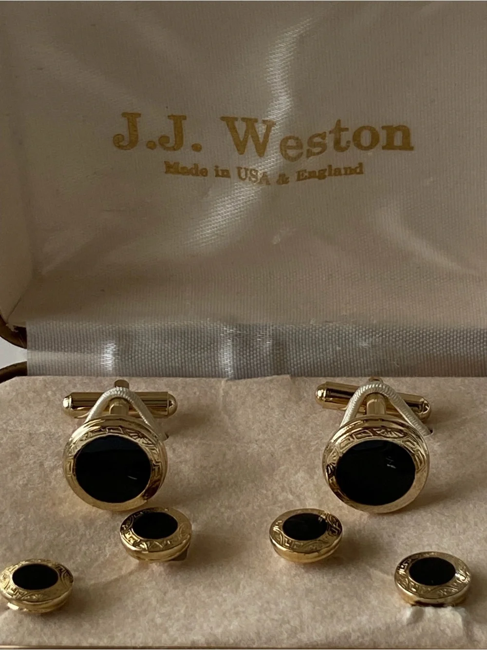 J j Weston elegant gold